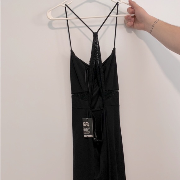 NWT Little Black Dress with Lace - Picture 2 of 3